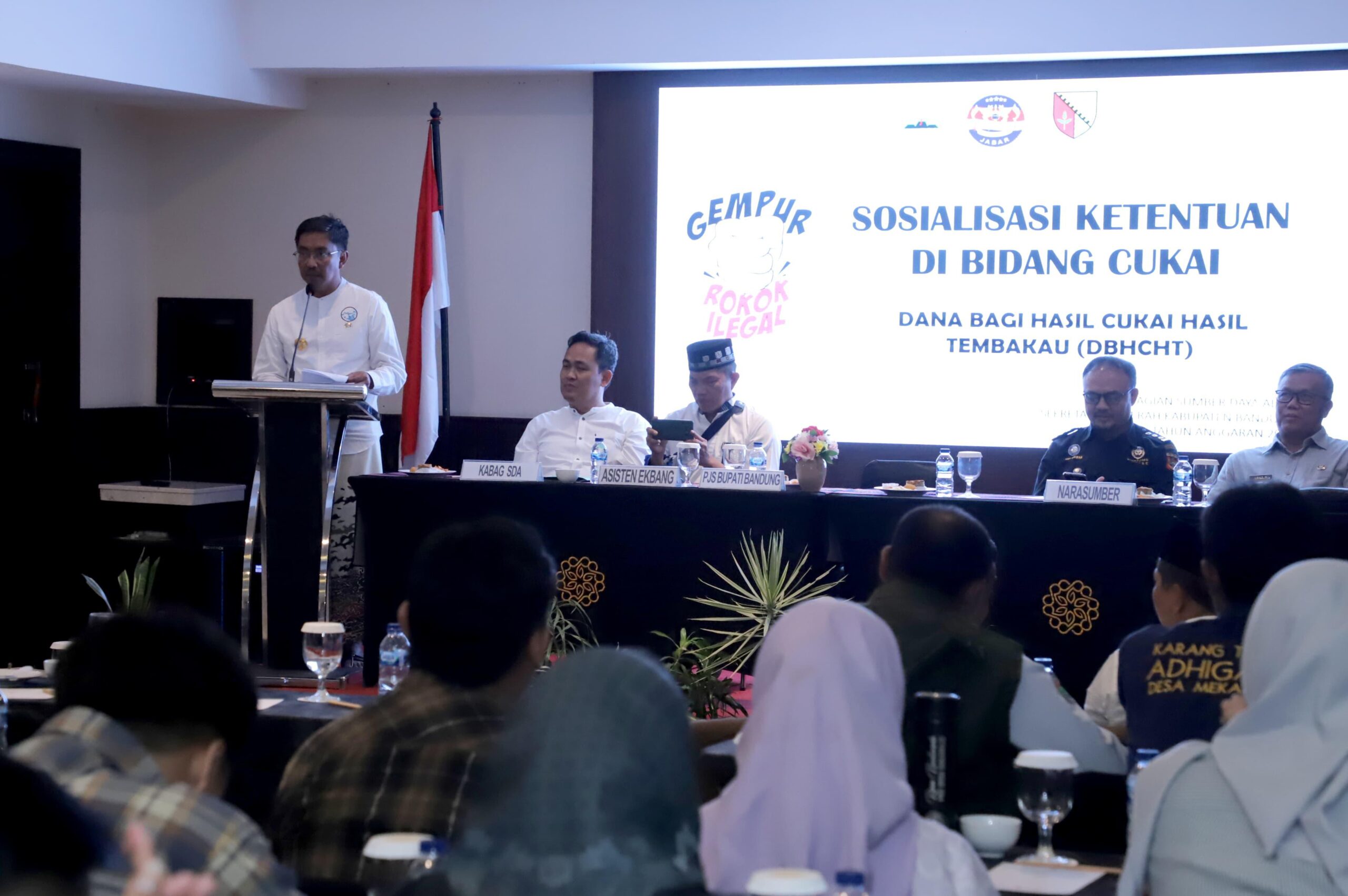 Berantas Rokok Ilegal dan Optimalkan DBH CHT, Pemkab Bandung Gencarkan Sosialisasi Cukai