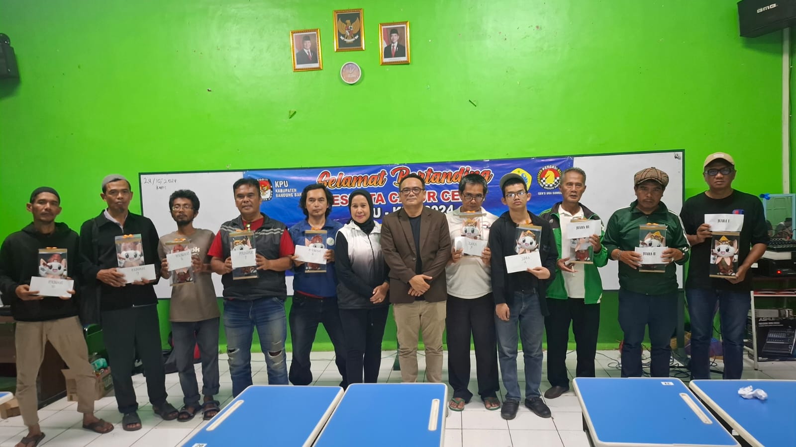 Gelar Turnamen Catur Cepat se-Bandung Barat, Percasi Gaet KPU dan SMAN 1 Batujajar