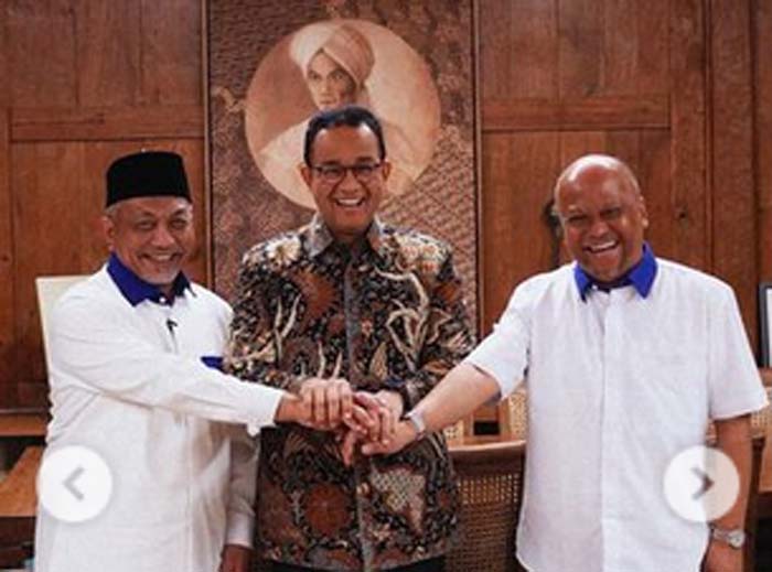 Ahmad Syaikhu dan  Ilham Habibie Kunjungi Anies Baswedan