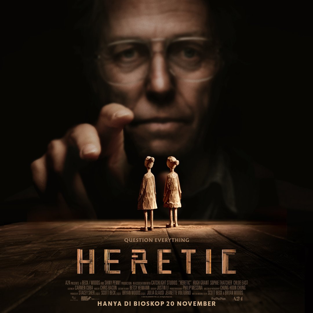 Film Heretic, Mengungkap Misionaris yang Terjebak di Sebuah Rumah Tua, Menegangkan!