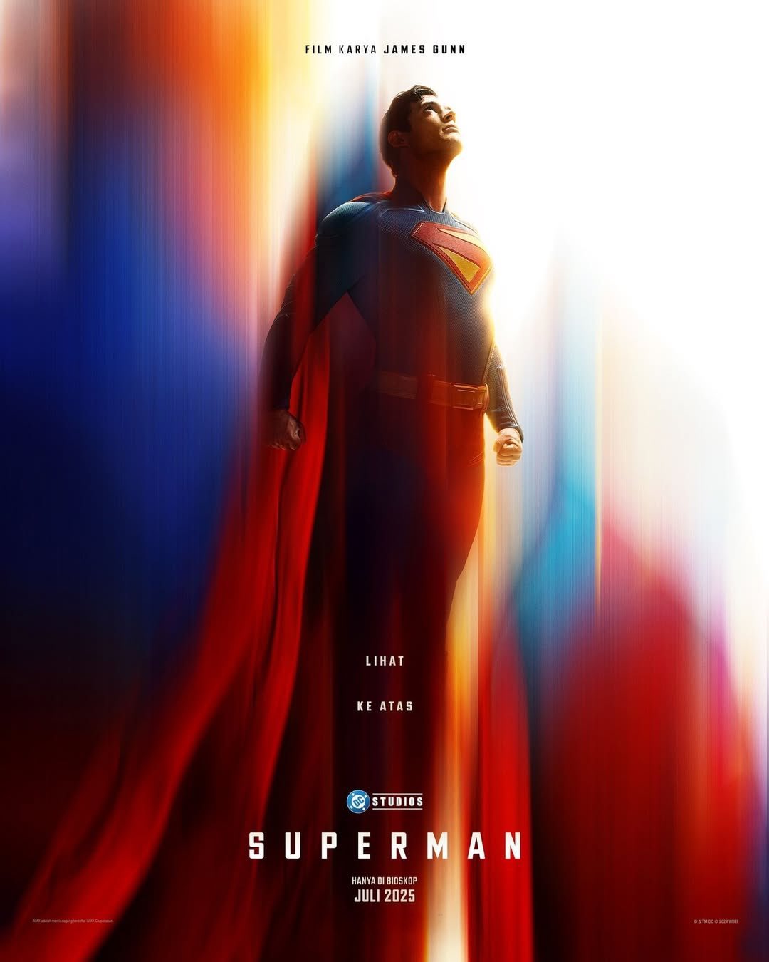 Poster Perdana Diluncurkan, Superman Siap ‘Terbang’ ke Bioskop di 2025