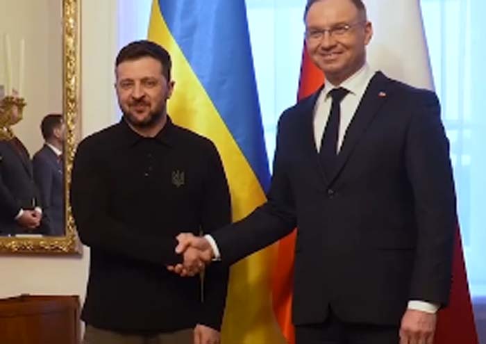 Presiden Ukraina Bertemu dengan Presiden Polandia Bicara Pertahanan Politik hingga Sanksi