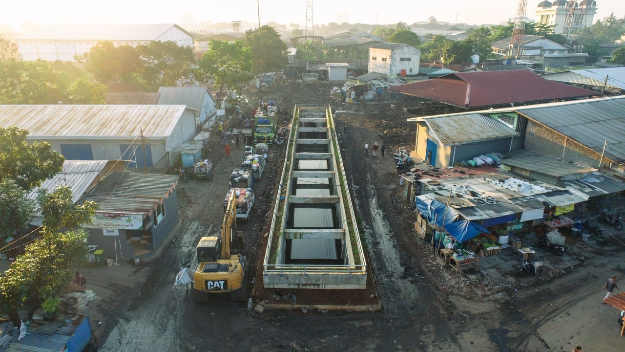Tumpukan Sampah Pasar Induk Gedebage Sudah Nol
