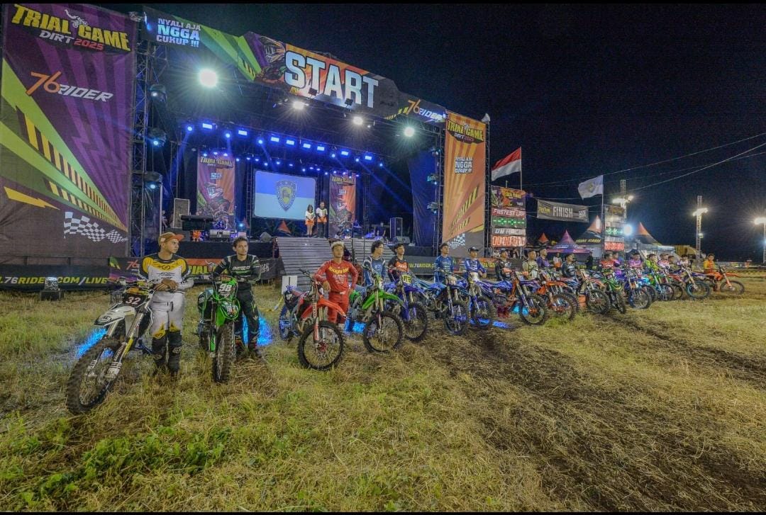 Duel Pamungkas M. Zidane vs Asep Lukman di Putaran Final Trial Game Dirt 2025 – Bandung