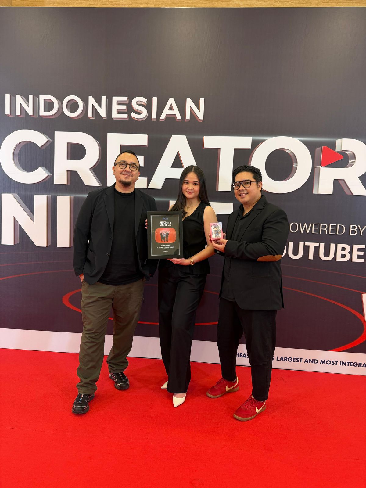 PERSIB TV Raih Penghargaan “Official Sports Channel” Terpopuler di Indonesian Creator Night 2025