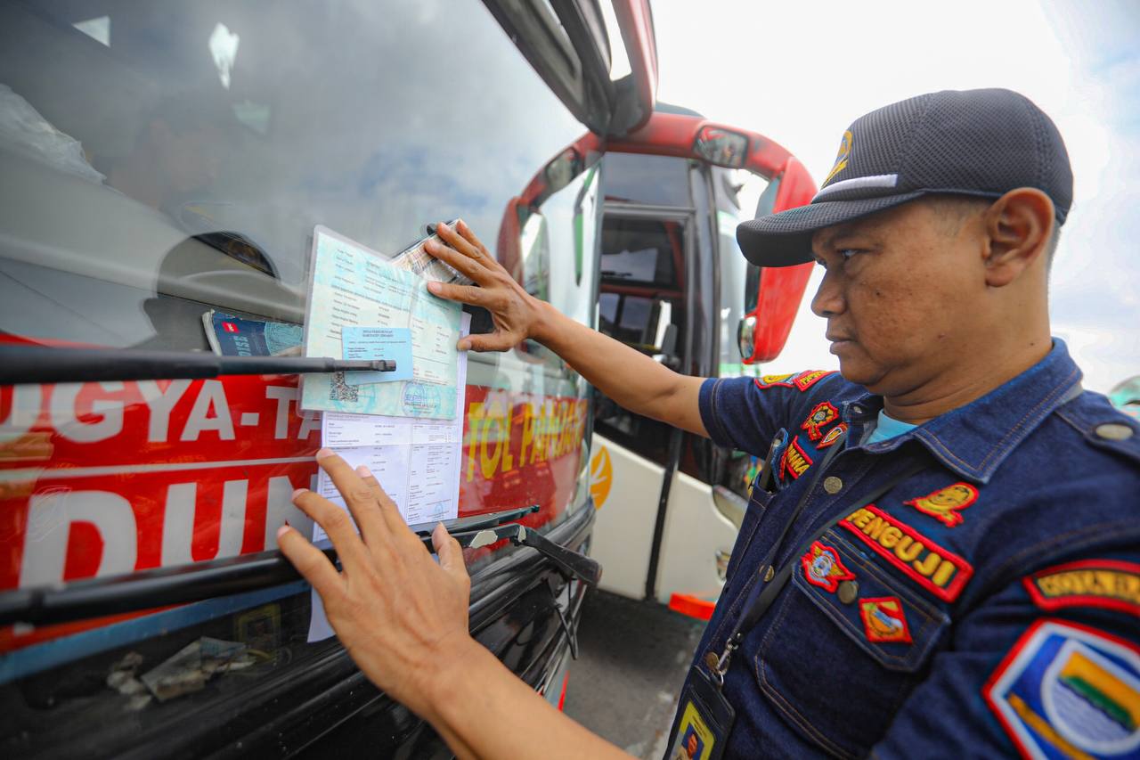 Jelang Nataru, Dishub Kota Bandung Gelar Uji Kelayakan Bus