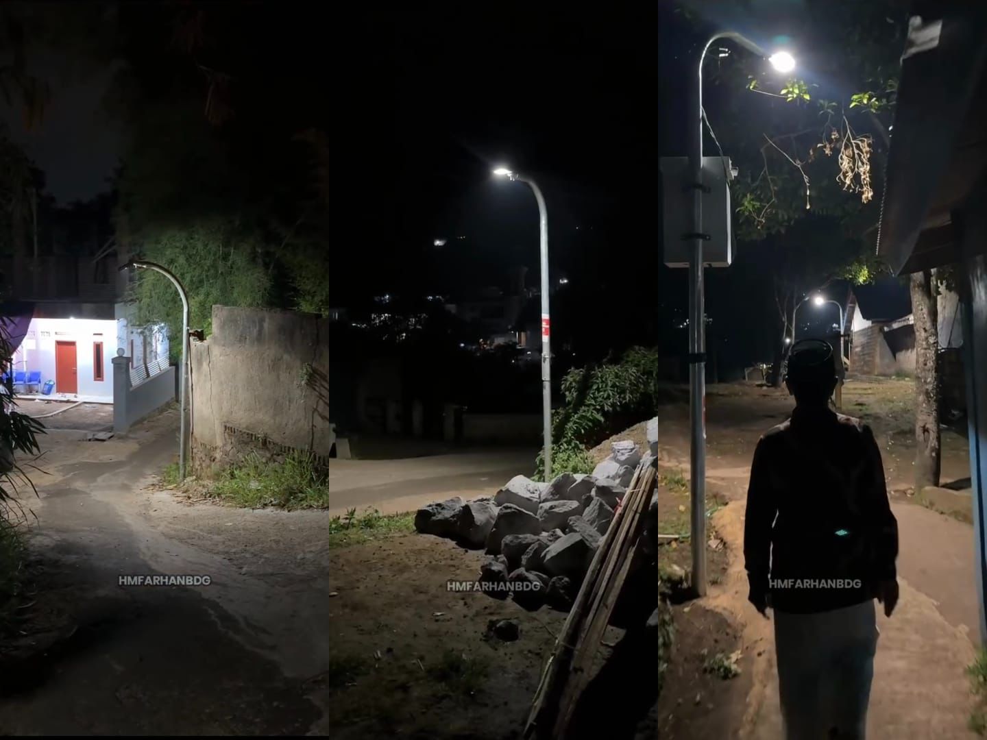 Warga Tak Waswas Lagi, Jalan di Perbatasan Pasirwangi Terang Benderang