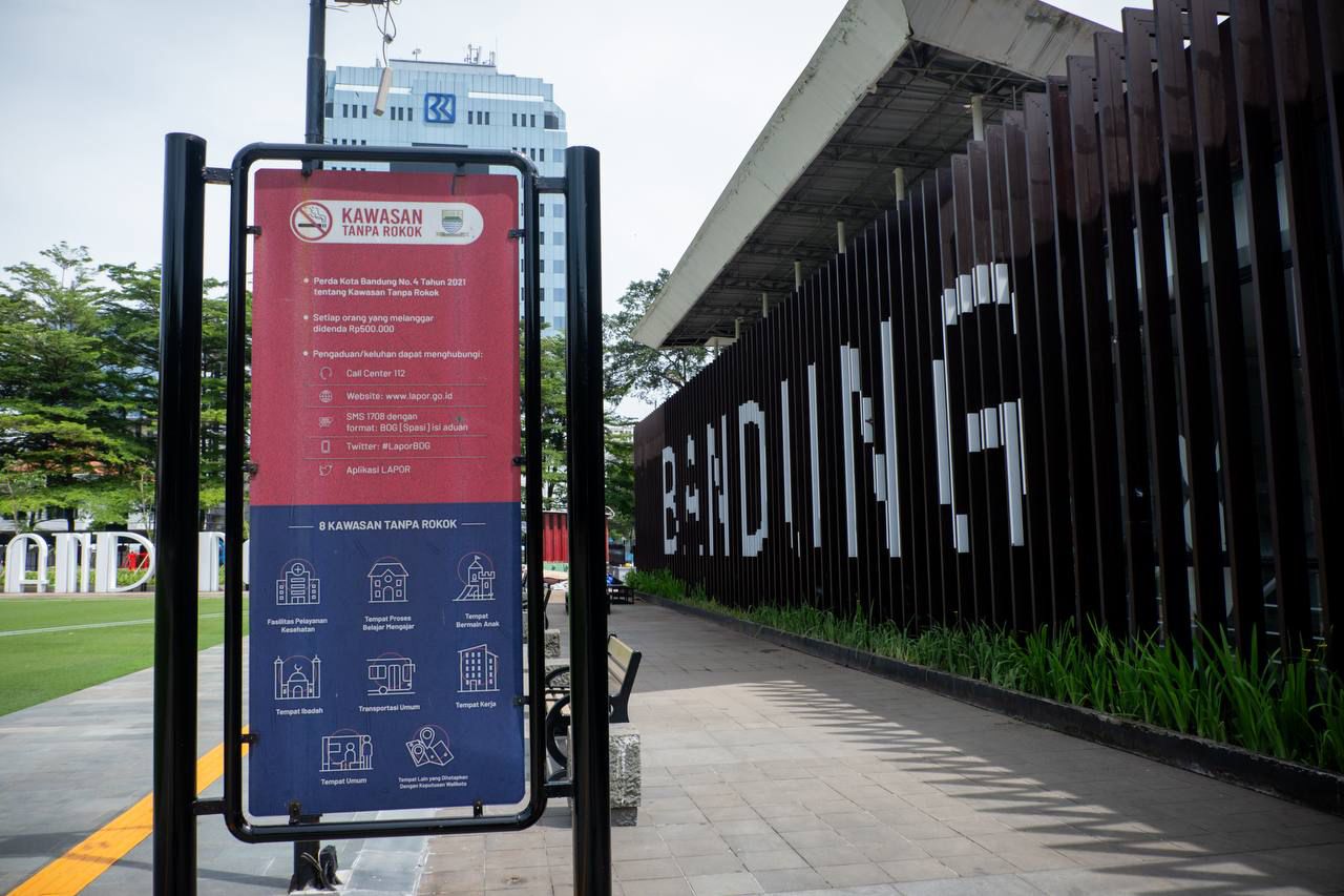 Kota Bandung Sehat Tanpa Rokok, Kepatuhan KTR Capai 87,03 Persen