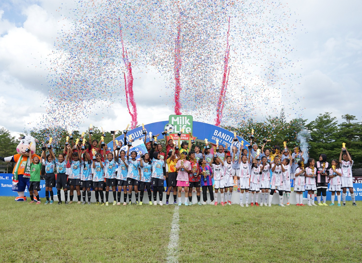 Lahirnya Juara Baru Mengakhiri Kemeriahan MilkLife Soccer Challenge Bandung Seri 2 2025/2026